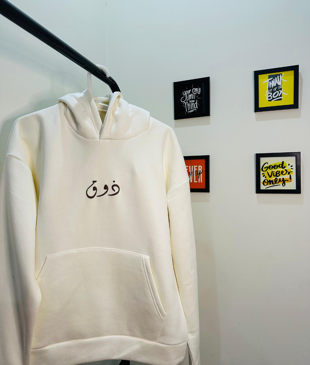 White ZOK Signature Hoodie